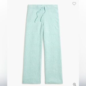 J. Crew Sweater-Pant Extra Soft Yarn Wintergreen Mint Green Lounge Pants Size S